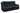 Brighton Black Double Reclining Sofa