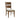 Koloa Honey Ladder Back Side Chair