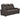 HyllMont Power Reclining Sofa with Adjustable Headrest