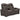 HyllMont Power Reclining Loveseat with Console and Adhustable Headrest